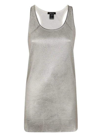 Lamé-Effect Tank Top