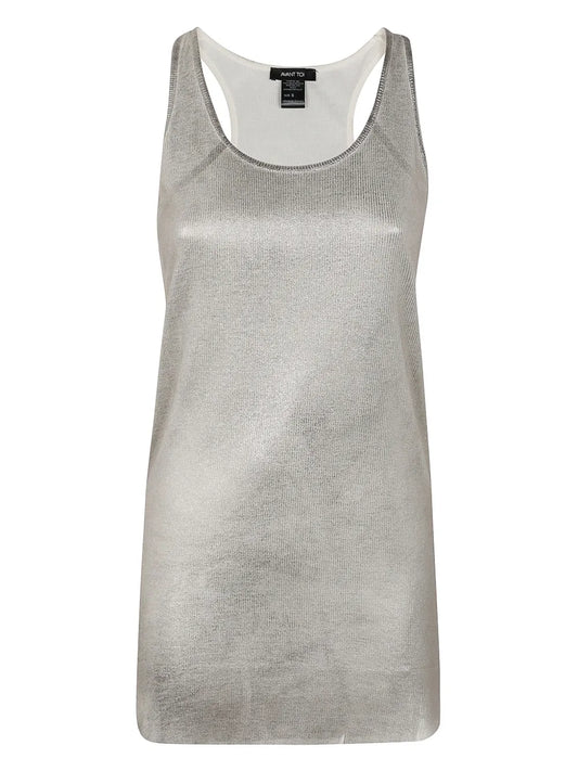 Lamé-Effect Tank Top