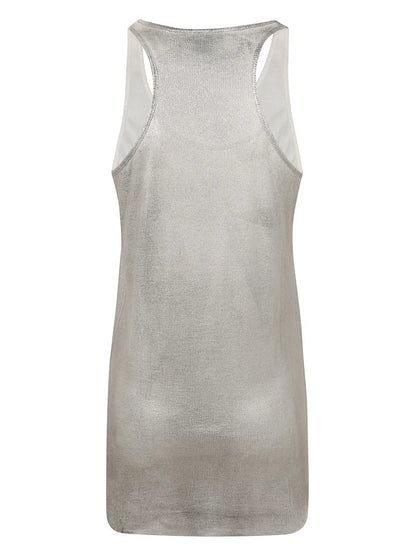 Lamé-Effect Tank Top