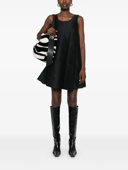 Pleated Mini Dress