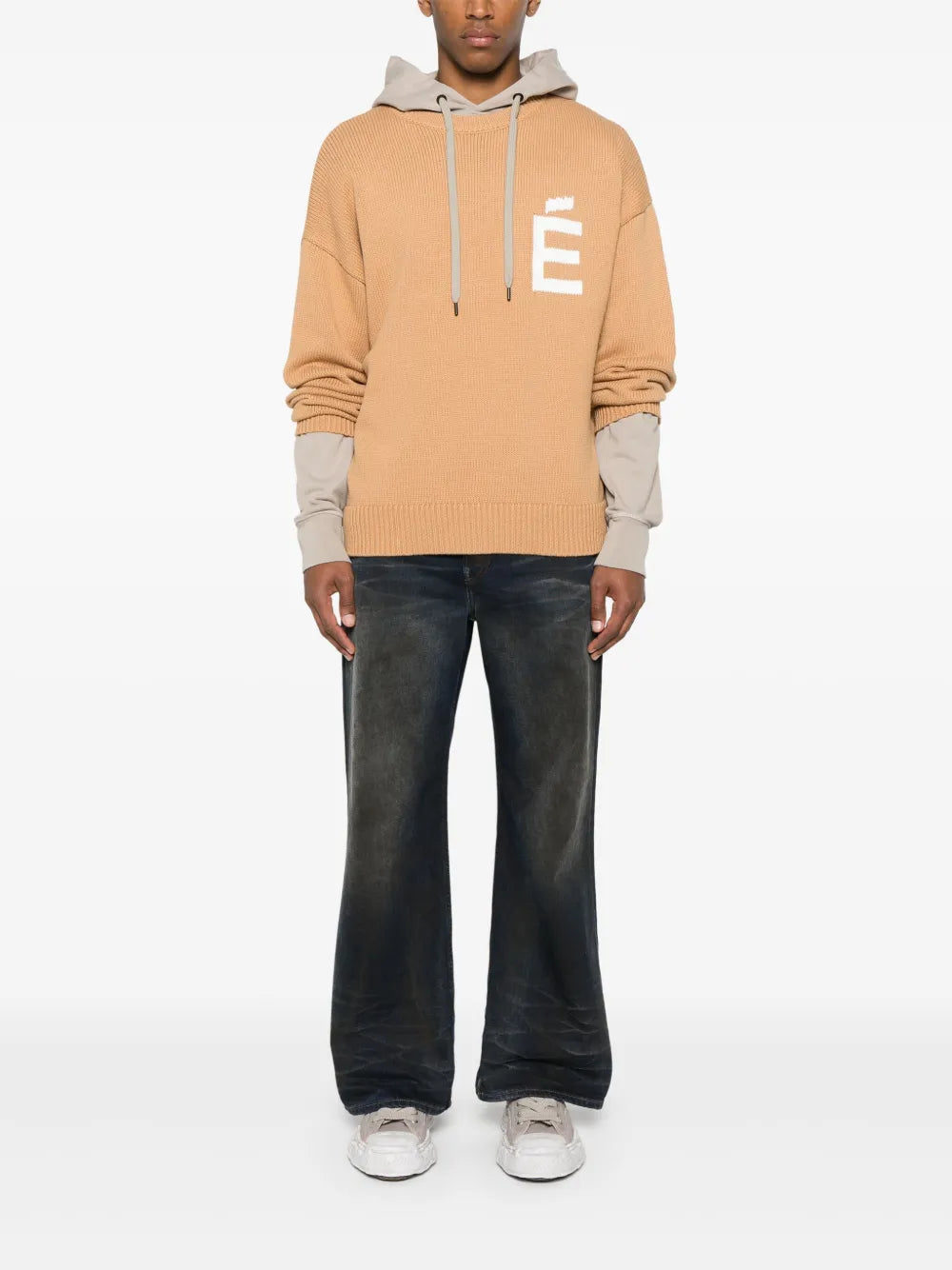 Round-Neck Cotton Sweater