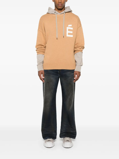 Round-Neck Cotton Sweater