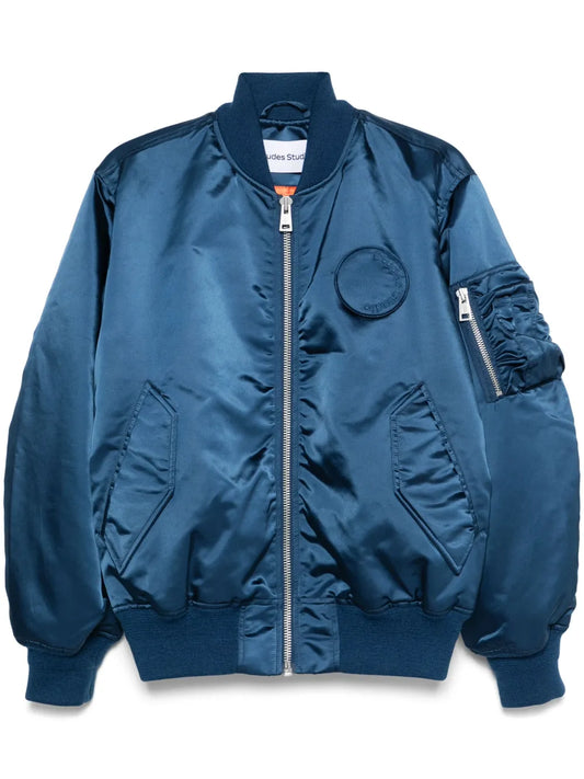 Logo-Patch Bomber Jacket