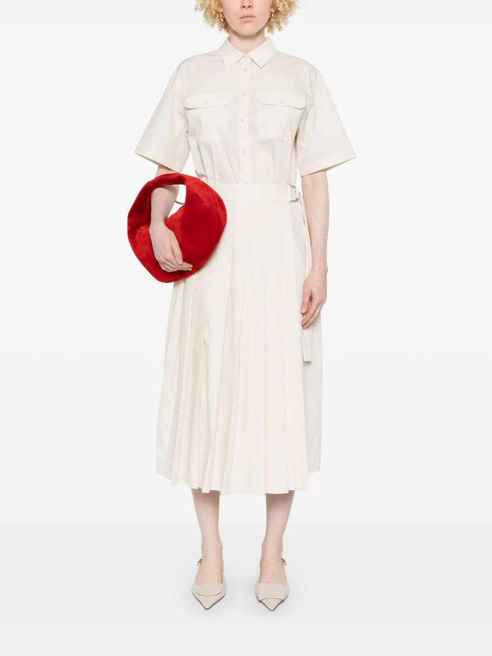Pleated Maxi Dress