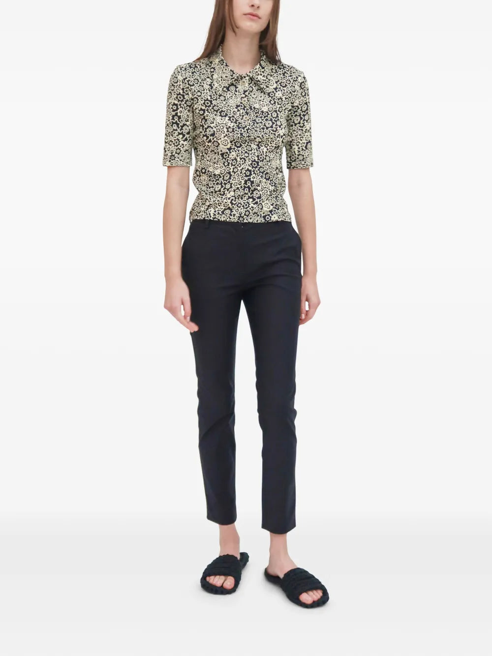 Cropped Skinny Trousers