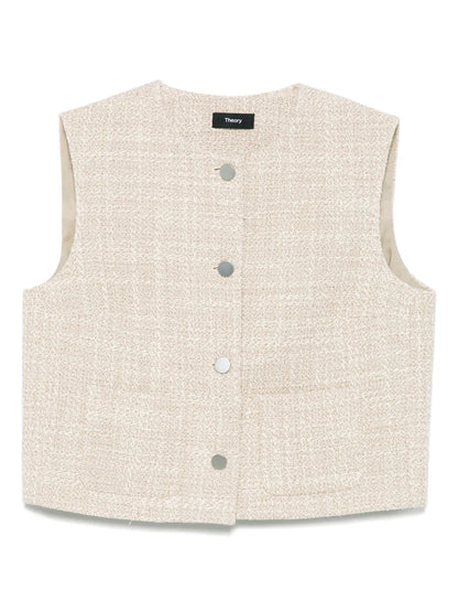 Tweed Textured Vest