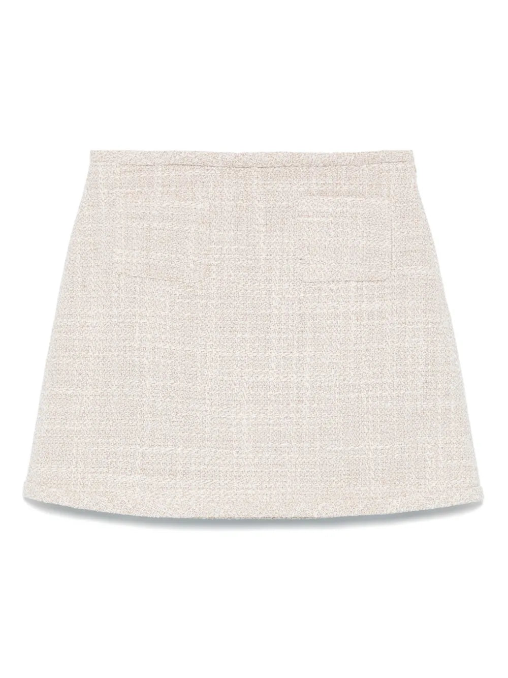 A-Line Tweed Mini Skirt