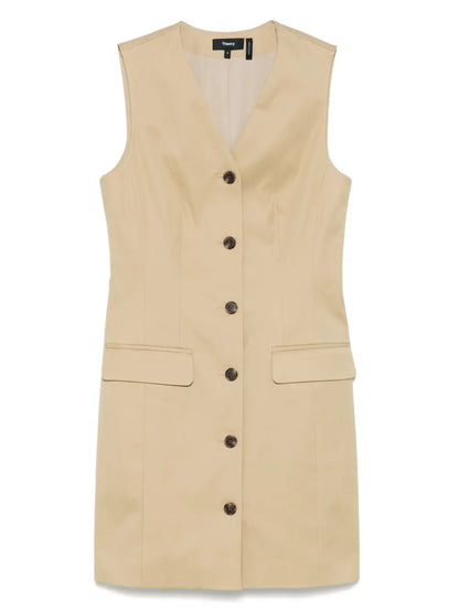 Gabardine-Wevae Mini Dress