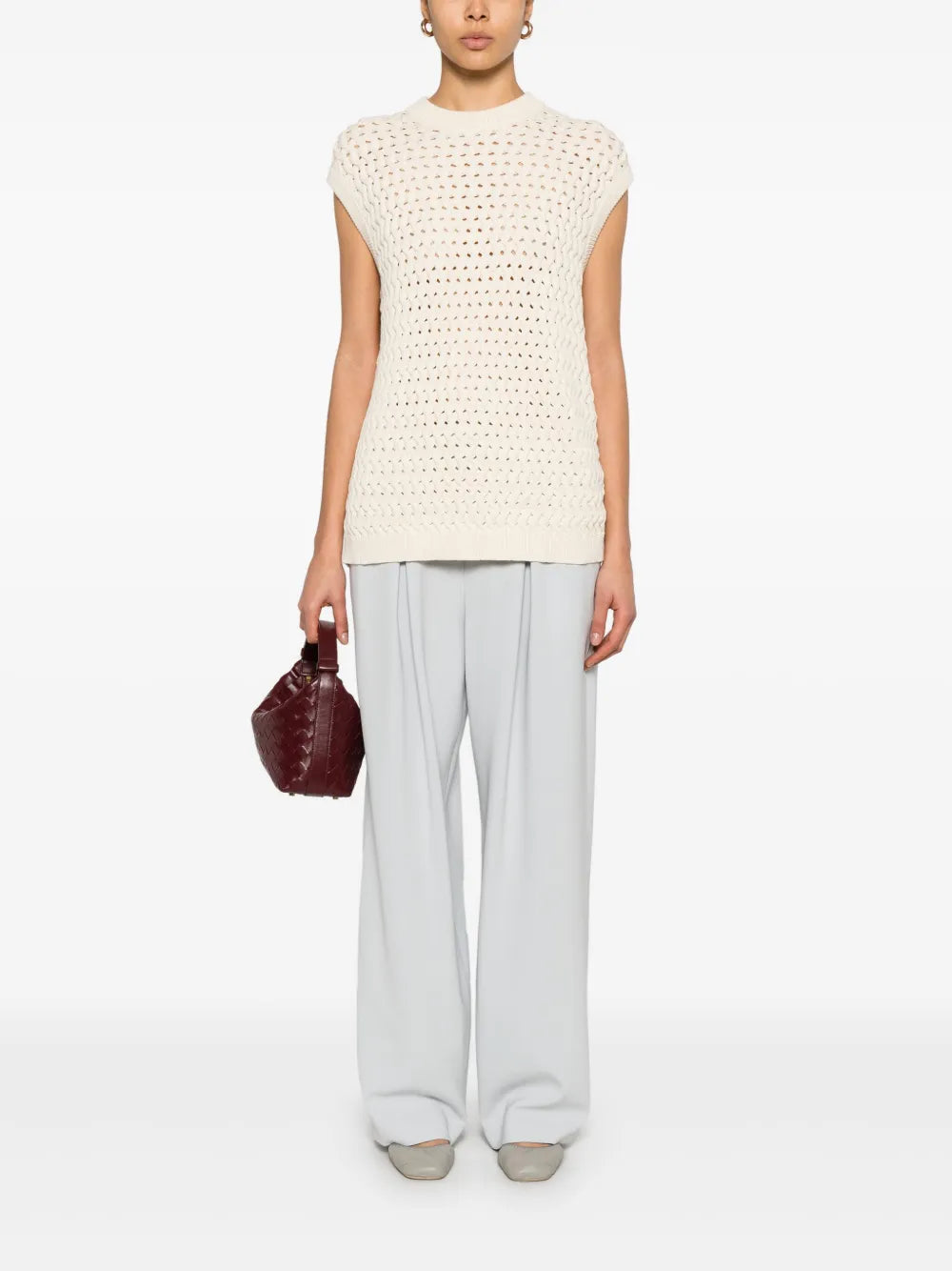 Cable-Knit Vest