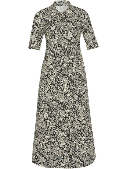 Floral-Print Midi Dress