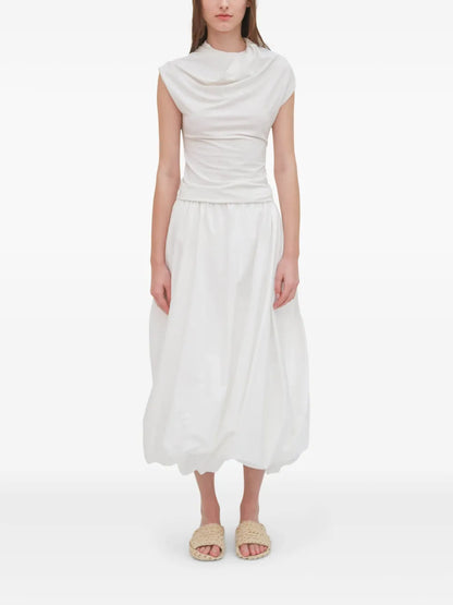 Twisted Midi Skirt