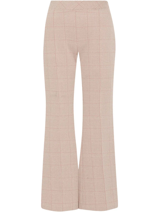 Cropped Flared Trousers