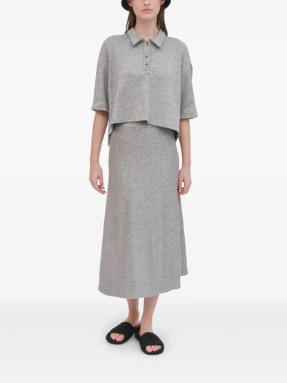 Flared Midi Skirt