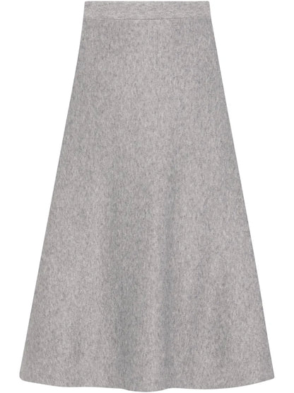 Flared Midi Skirt