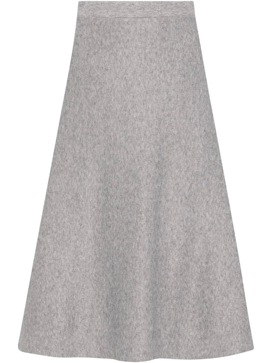 Flared Midi Skirt