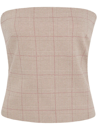 Checked Top