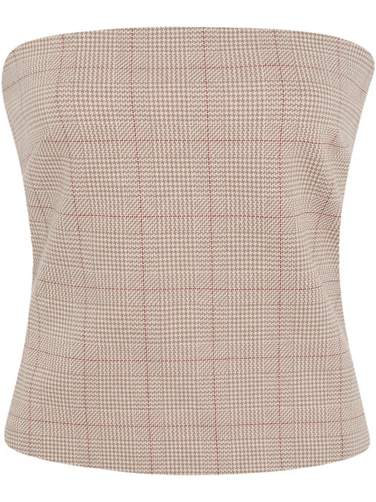 Checked Top