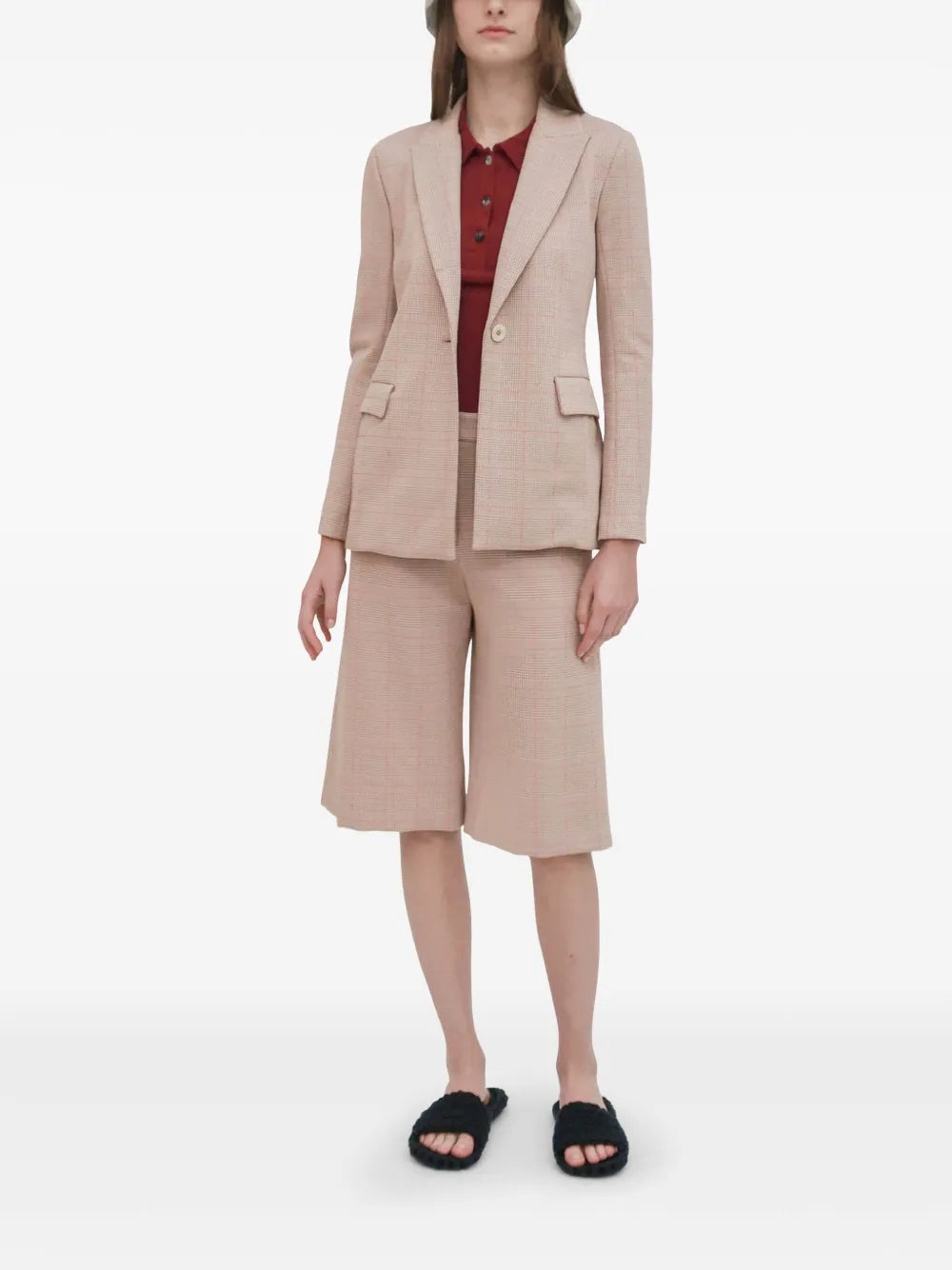 Checked Blazer