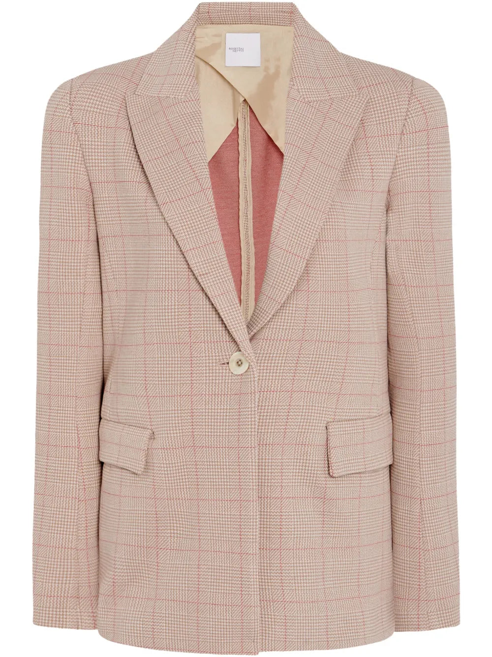 Checked Blazer