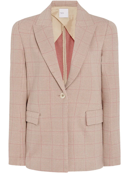 Checked Blazer