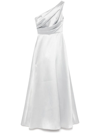 One-Shoulder Mikado Gown