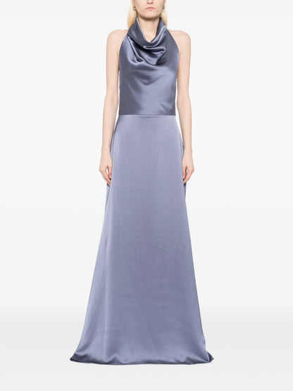 Cowl Satin Gown