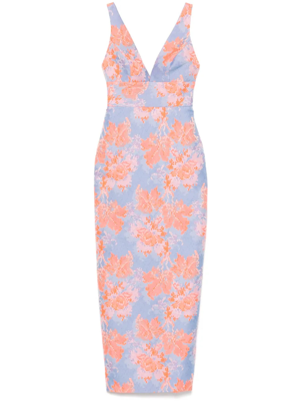 Abstract Jacquard Gown