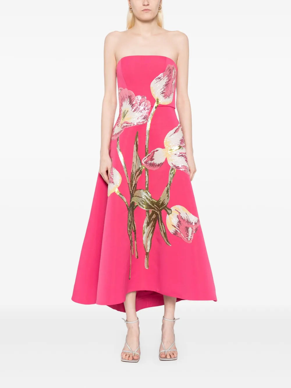 Sequin Appliqué Dress