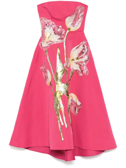 Sequin Appliqué Dress