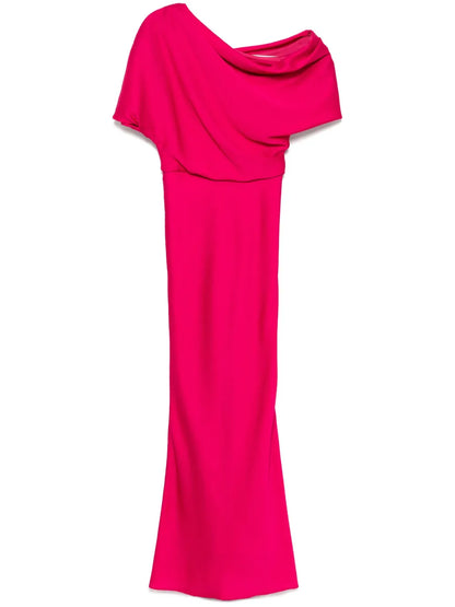 Hammered Satin Dress