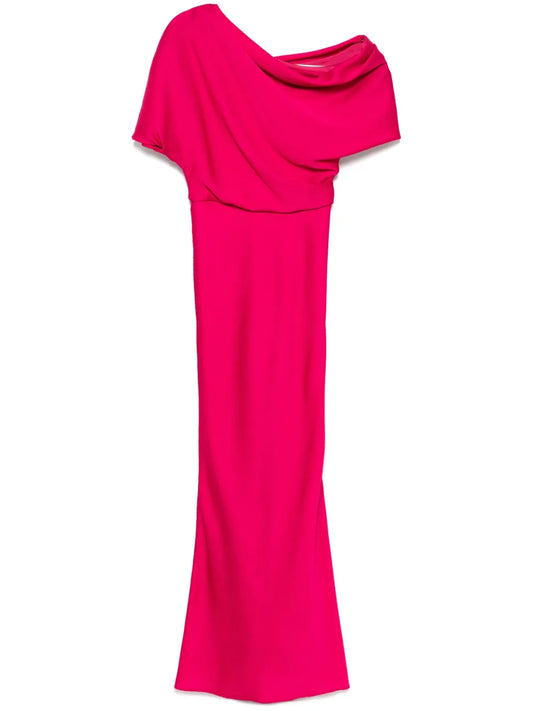 Hammered Satin Dress