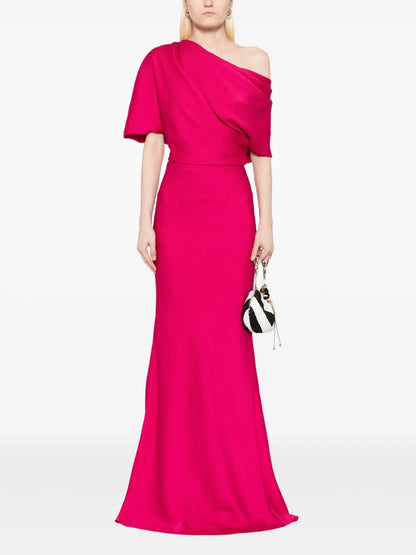 Hammered Satin Dress