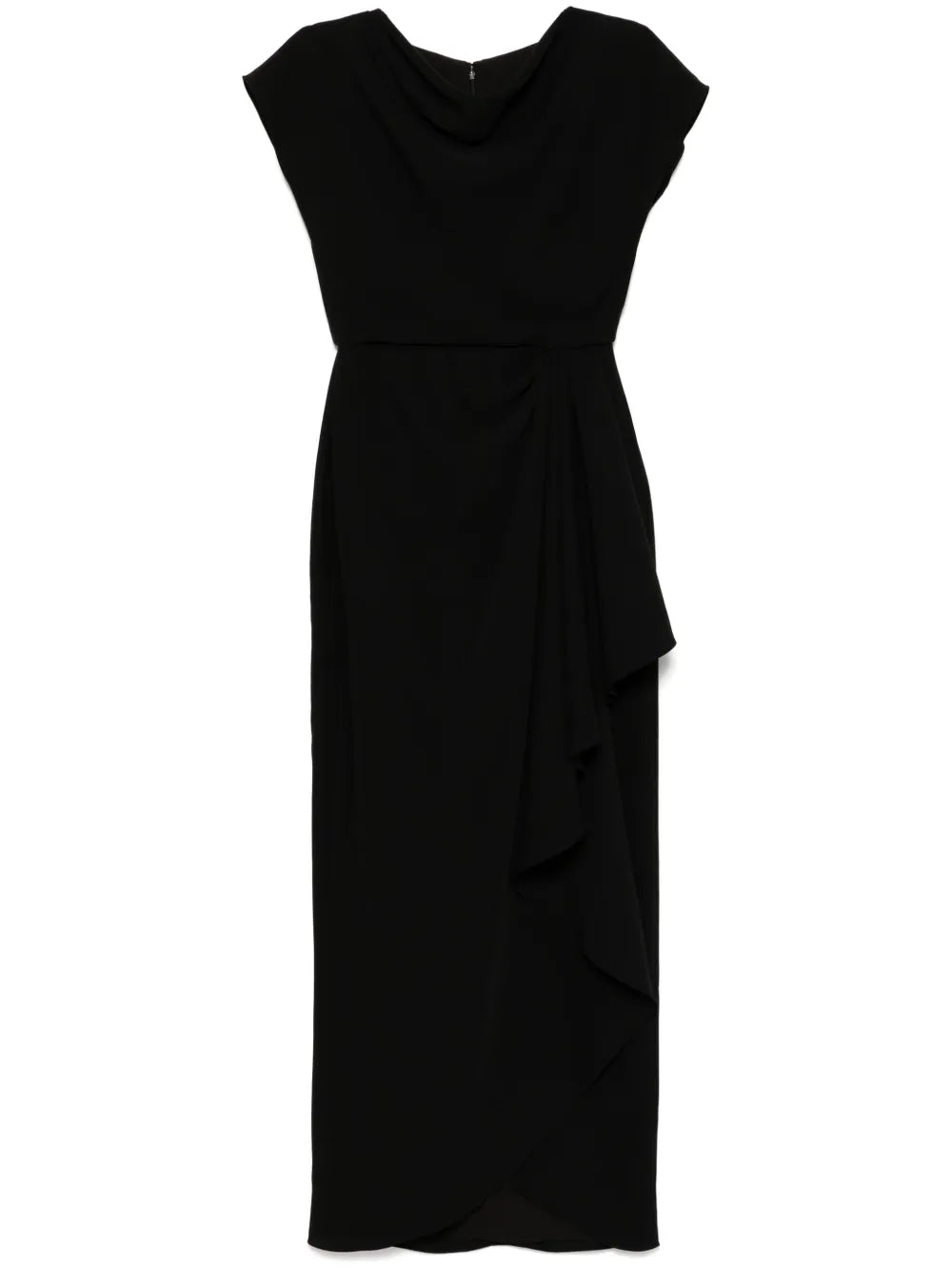 Draped Crepe Gown