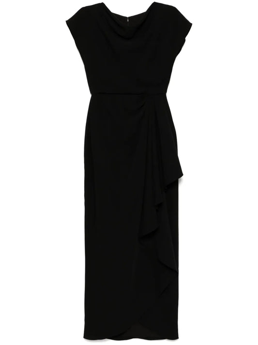 Draped Crepe Gown