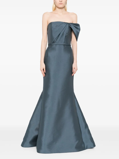 Asymmetric Bow Gown