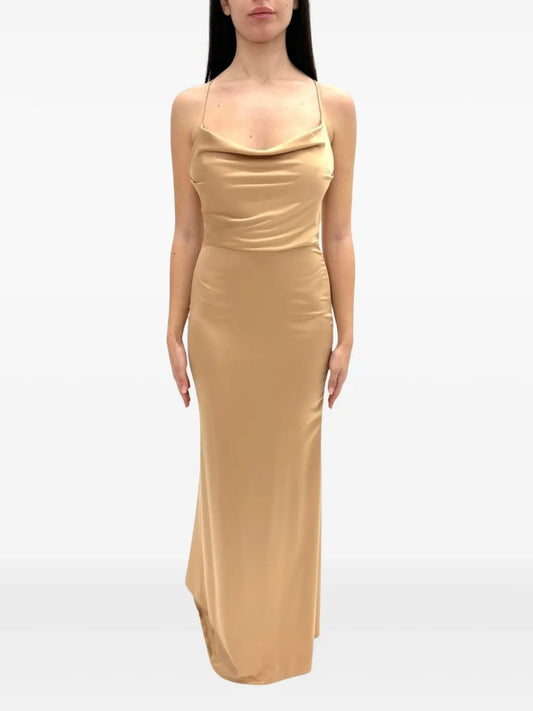 Cowl-Neck Dress