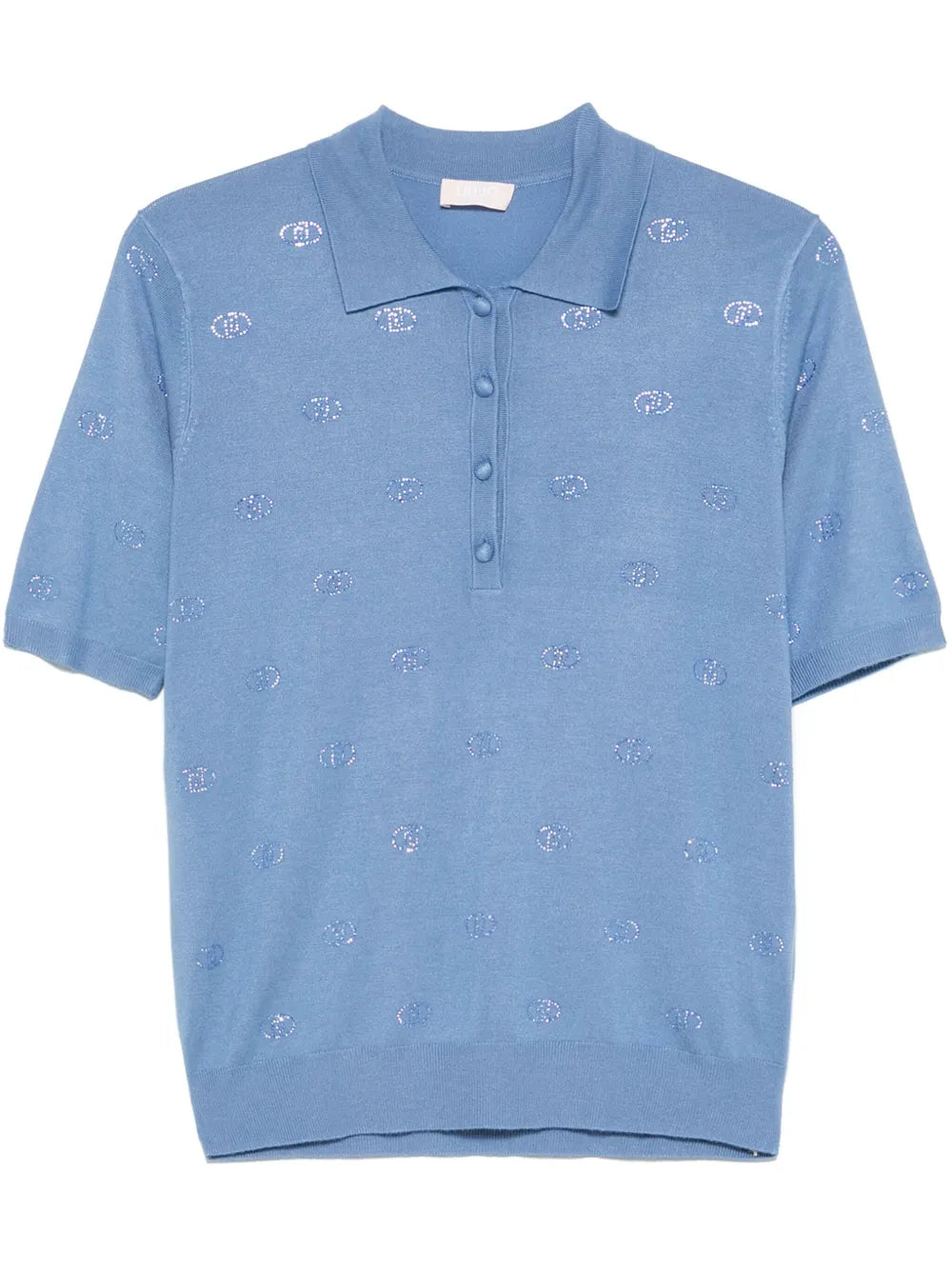 Logo-Embellished Polo Top