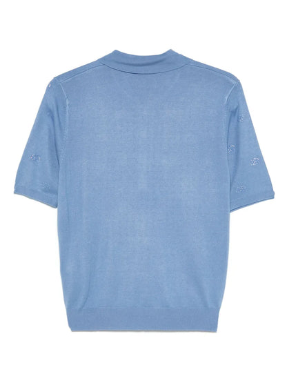 Logo-Embellished Polo Top