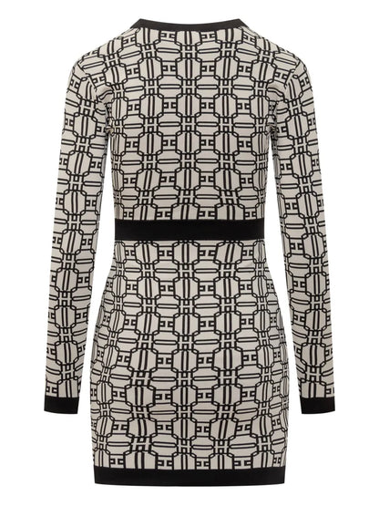 Logo-Intarsia Mini Dress