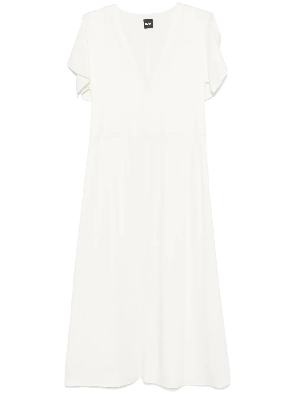 V-Neck Midi Dress