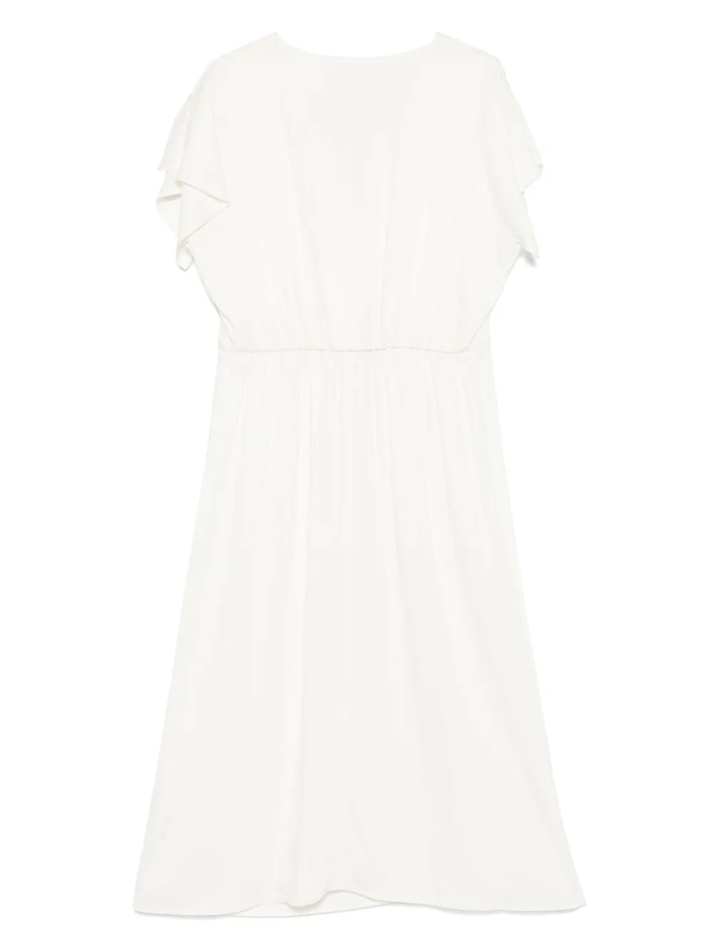 V-Neck Midi Dress