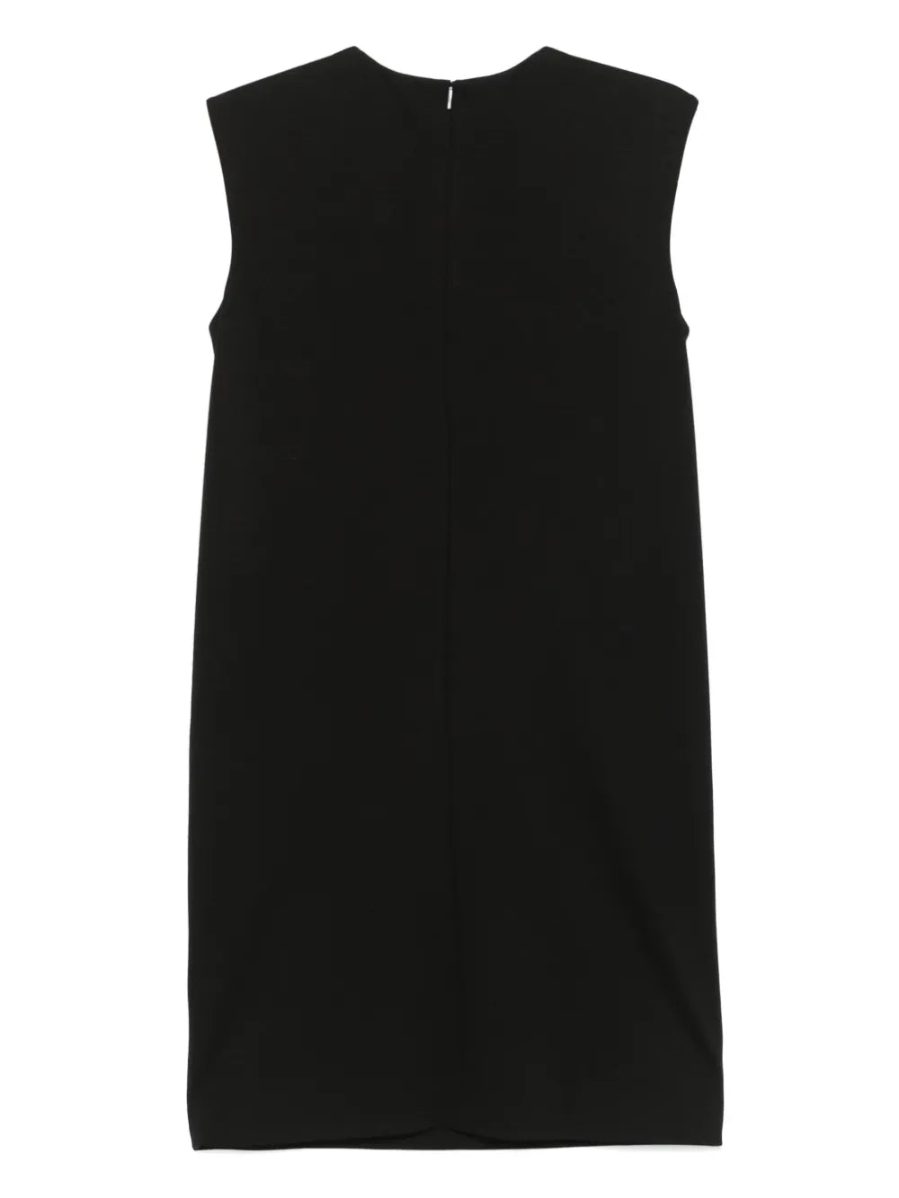 Buttoned-Shoulders Mini Dress