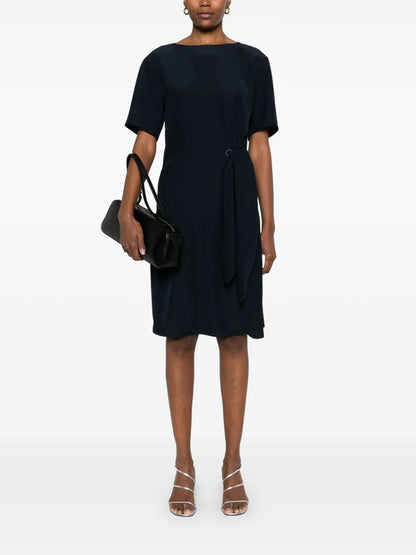 Side-Tie Mini Dress