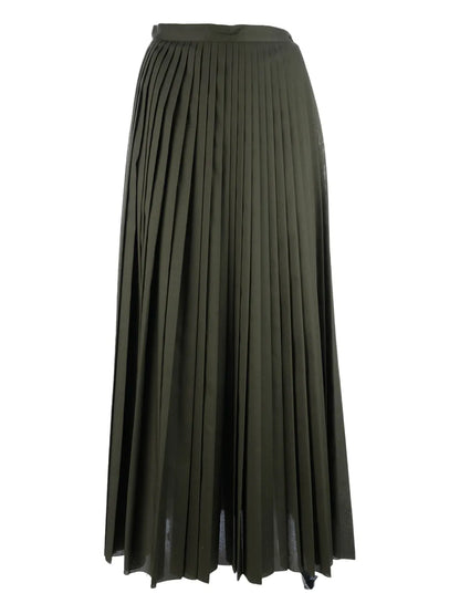 Pleated Midi Skirt