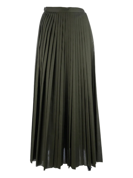 Pleated Midi Skirt