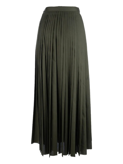 Pleated Midi Skirt