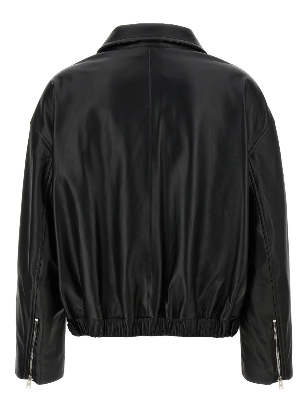 Leather Bomber Jacket