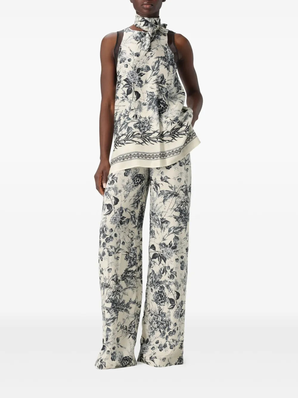 Floral-Print Top