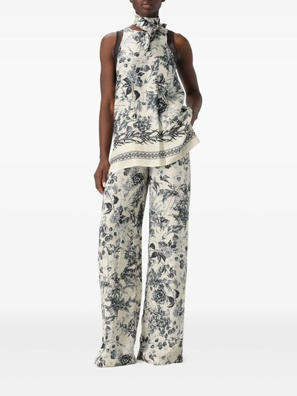 Floral-Print Top