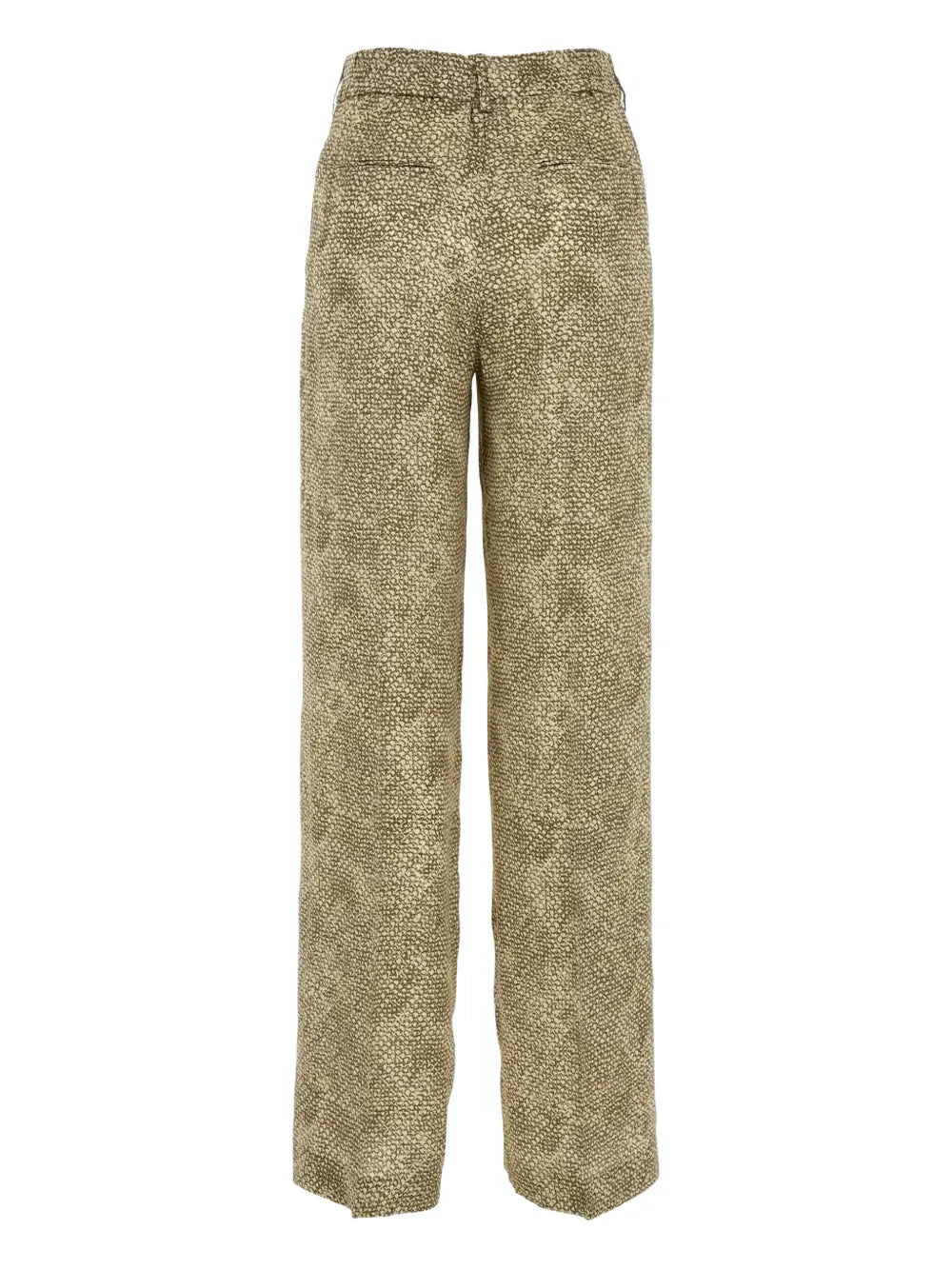 Printed Satin Trousers